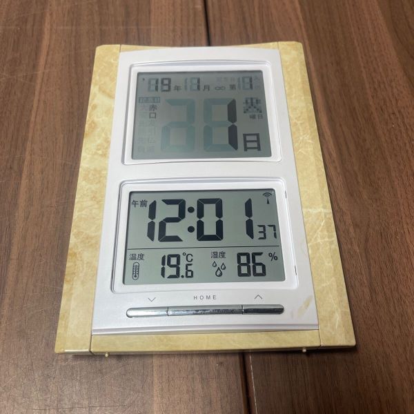 「2FL314」デジタル電波時計NA-101MS 本体のみ　現状出品（251016）