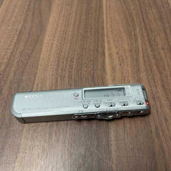 「M42_20N」SONY ICD-SX30 ICレコーダー ボイスレコーダー　動作確認（251001）