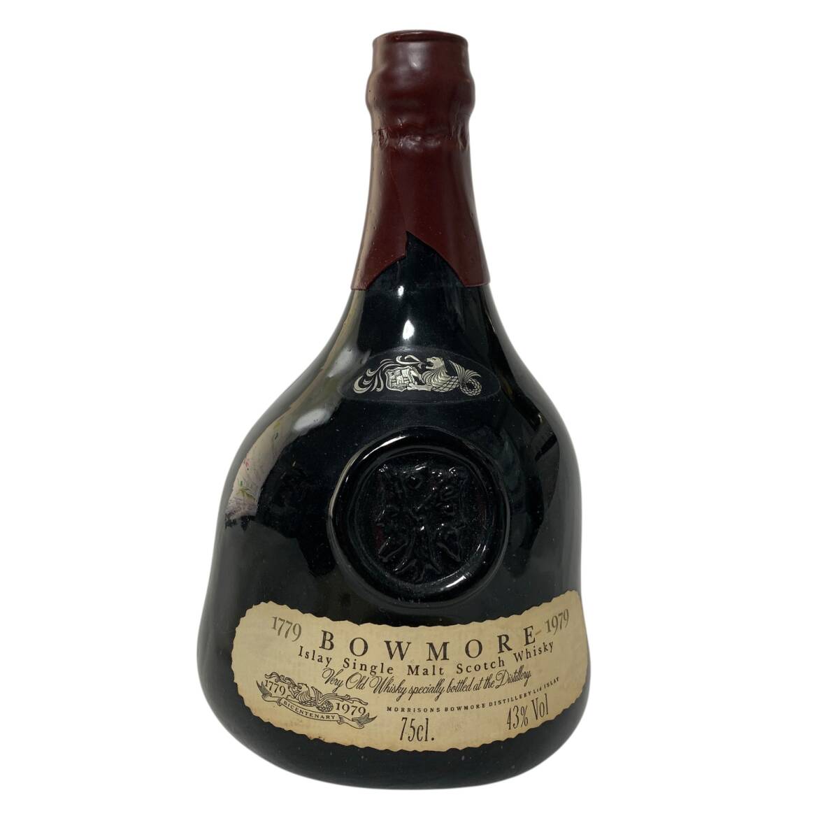 ◆未開栓◆ BOWMORE ボウモア 1779-1979 SCOTCH WHISKY スコッチ ウイスキー シングルモルト 750ml 43％ 箱無し P38384NH