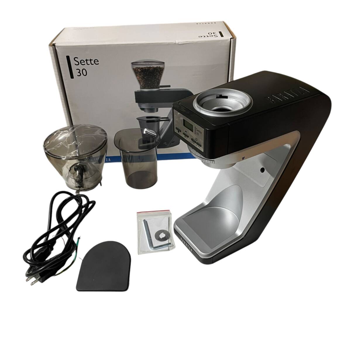 ◆BARATZA バラッツア ブルーマチックジャパン コーヒーグラインダー 電動コーヒーミル SETTE30 中古品/通電のみ確認◆X88110NL