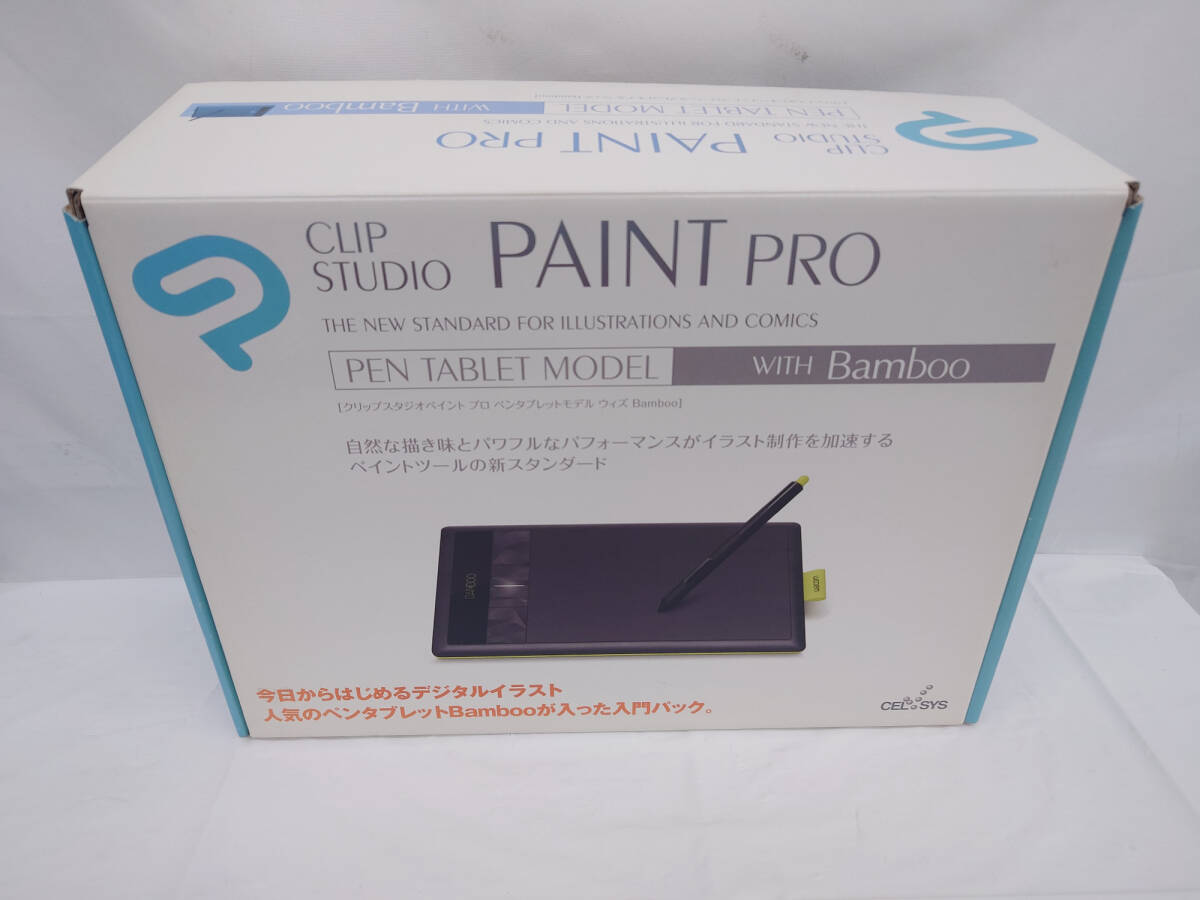 【ジャンク】CELSYS / wacom CLIP STUDIO PAINT PRO with Banboo CTH-470 クリップスタジオ タブレット ペンタブ STS5002Y