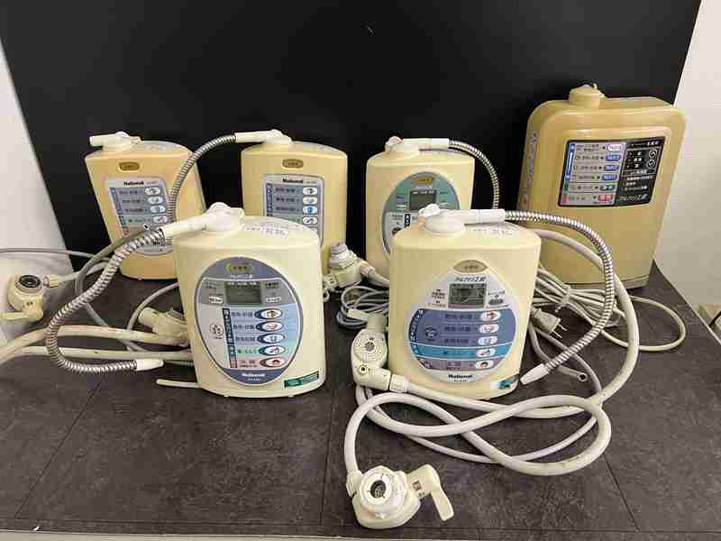 CT13004　　NATIONAL/PJ-A201/PJ-A38/PJ-A53/PJ-A202/PJ-A37　アルカリイオン整水器　浄水器　6台まとめ