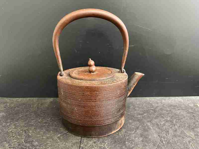 CT13093　アンティーク　茶道具　鉄瓶　稀少　幸？