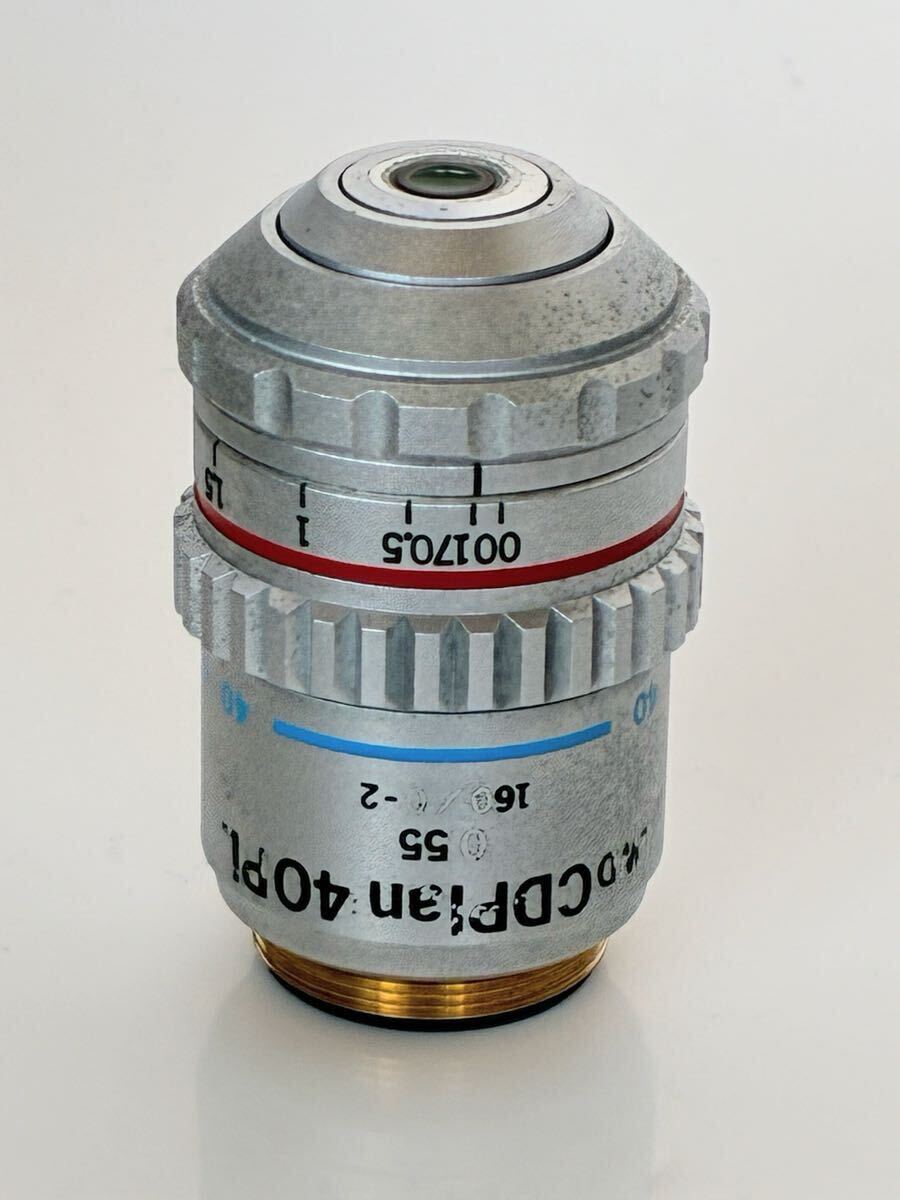 OLYMPUS 位相差観察用対物レンズ LWD CD Plan 40 PL 0.55 160/0-2 長作動距離 カバーグラス厚補正機構付き0-2mm RMSネジ