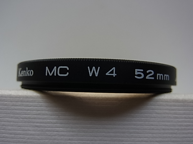 送料110円～　Kenko　ケンコー　MC　W4　52mm　管理no.4