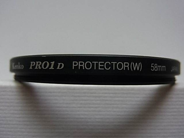 送料110円～　Kenko　ケンコー　PRO1D　PROTECTOR　(W)　58mm　管理no.16
