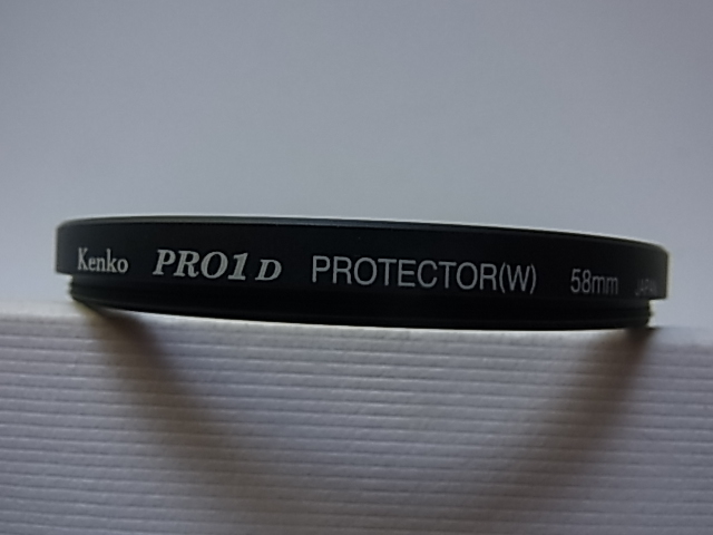 送料110円～　Kenko　ケンコー　PRO1D　PROTECTOR　(W)　58mm　管理no.130