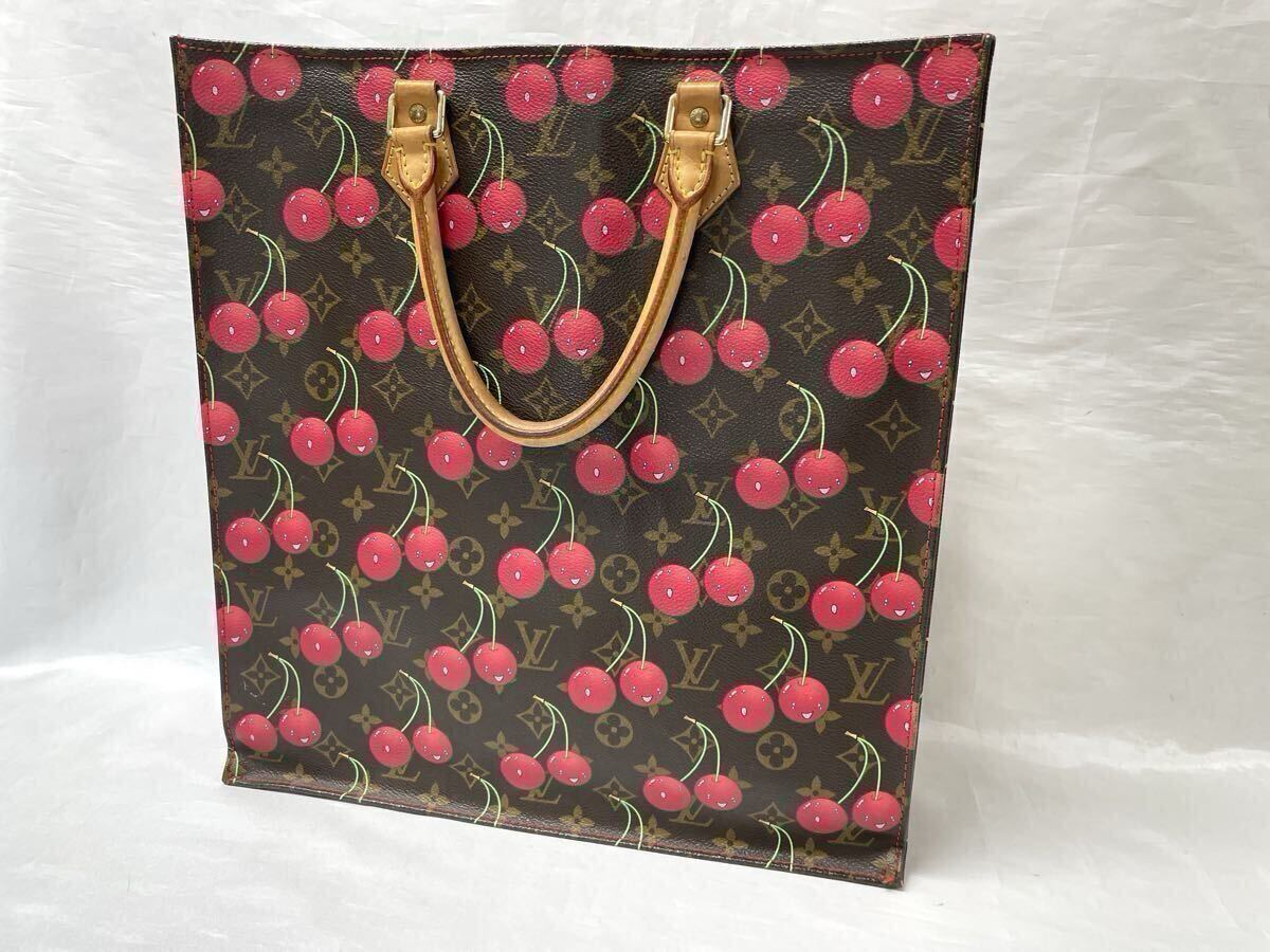 LOUIS VUITTON ルイ ヴィトン M95010 モノグラム チェリー 村上隆 コラボ サックプラ トートバッグ ハンドバッグ