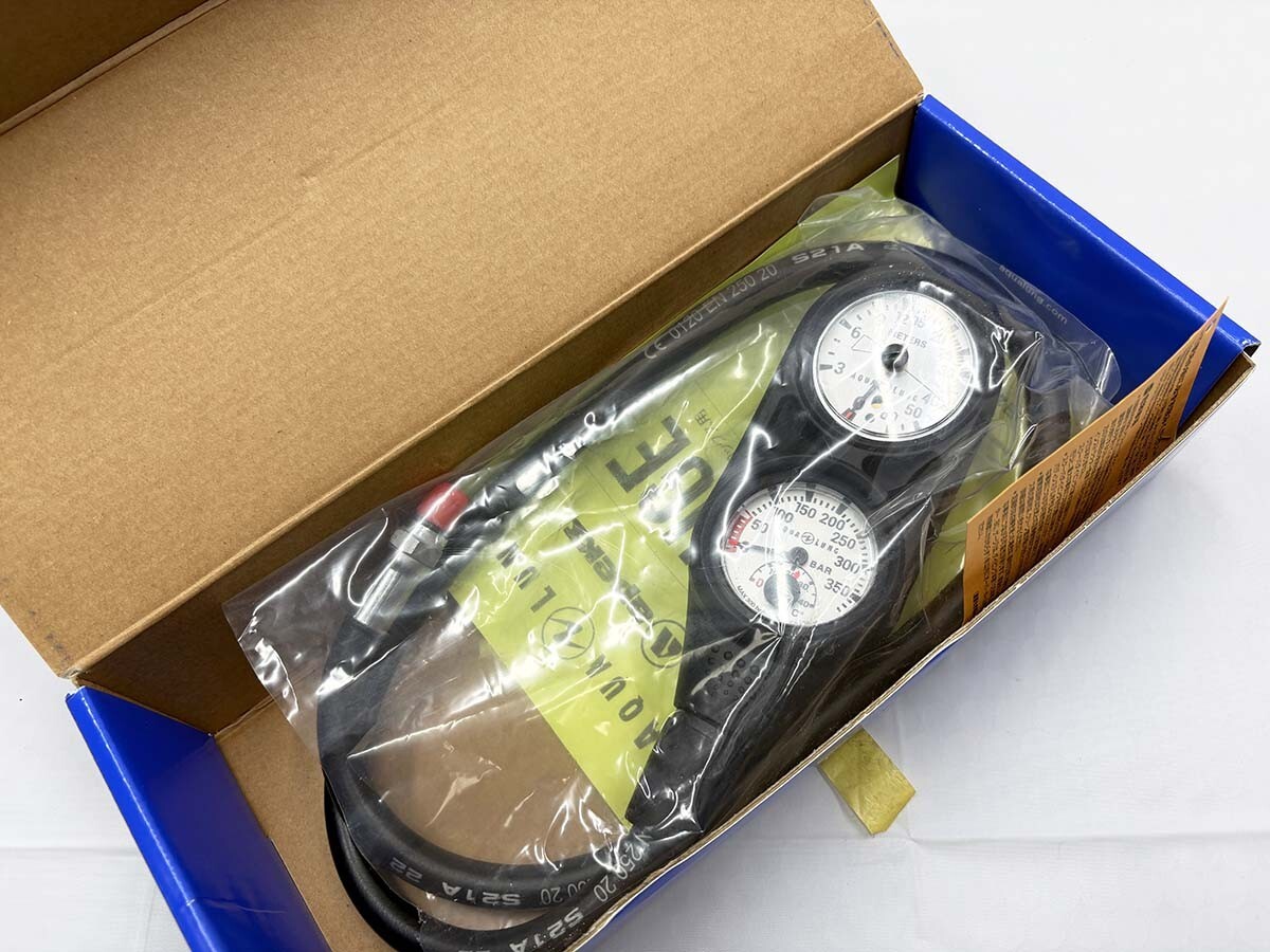 AQUALUNG アクアラング プレシス3ゲージ 残圧計 水温計 コンパス無し スキューバダイビング 12KN25K