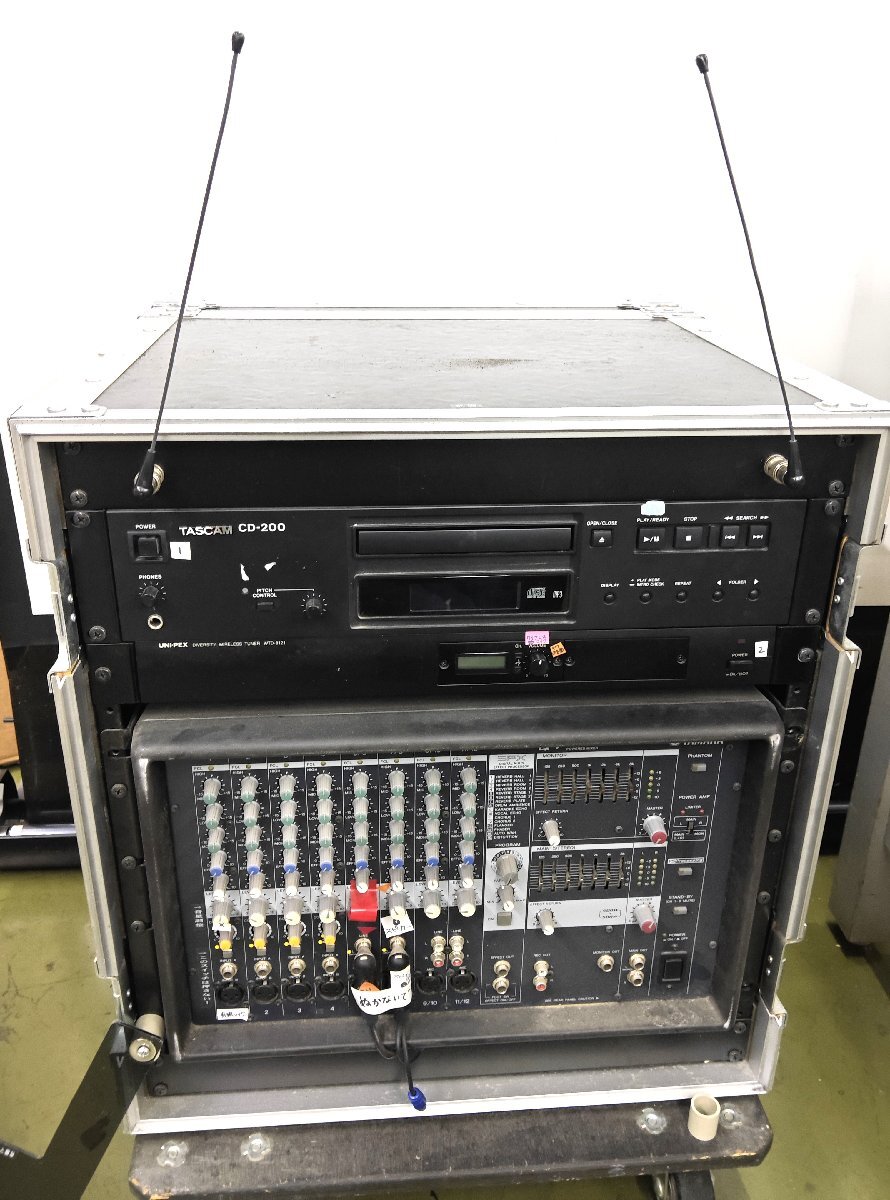 音響システム　UNI-PEX　YAMAHA　TASCAM　　ELECTRO　VOICE　ストリートパフォーマンス