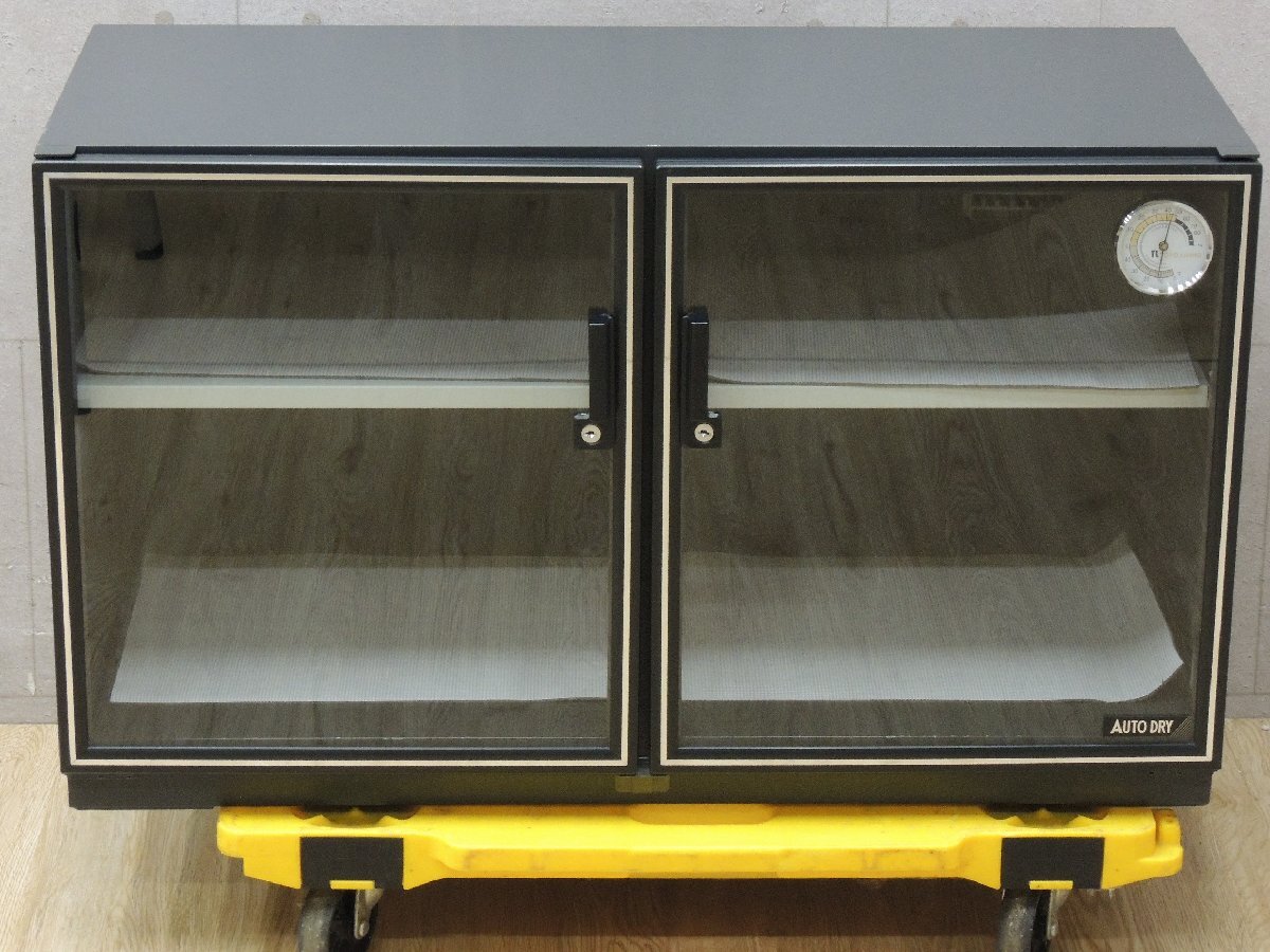 W2215■現状品■東洋リビング TOYO LIVING■防湿庫■オートドライ■EW-100型■ドライボックス カメラ保管庫■鍵無し■カメラ レンズ 光学機