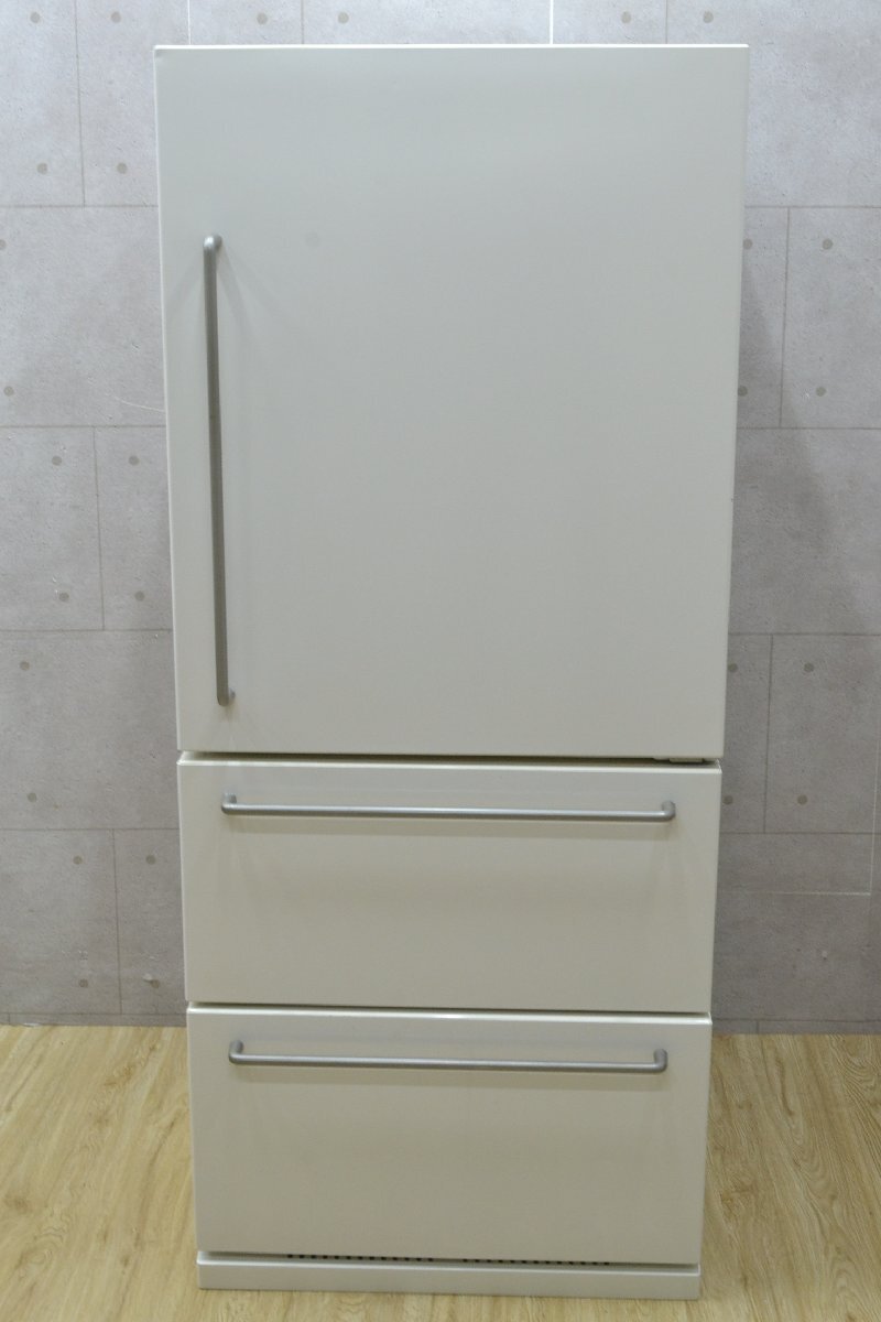 C2902■無印良品 ノンフロン電気冷蔵庫 MJ-R27A-2■2017年製 冷蔵222L 冷凍50L 3ドア 家電 家庭用 電気冷蔵庫 ホワイト 動作品