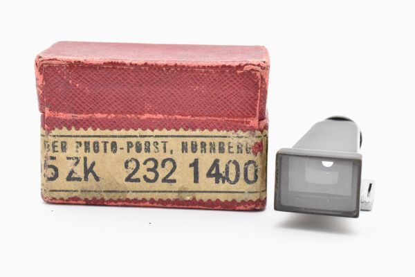 【珍品】 Leica ライカ Leitz ライツ 35mm ビューファインダー WEISU ブラックペイント 箱付き 【動作確認済み】 #8267