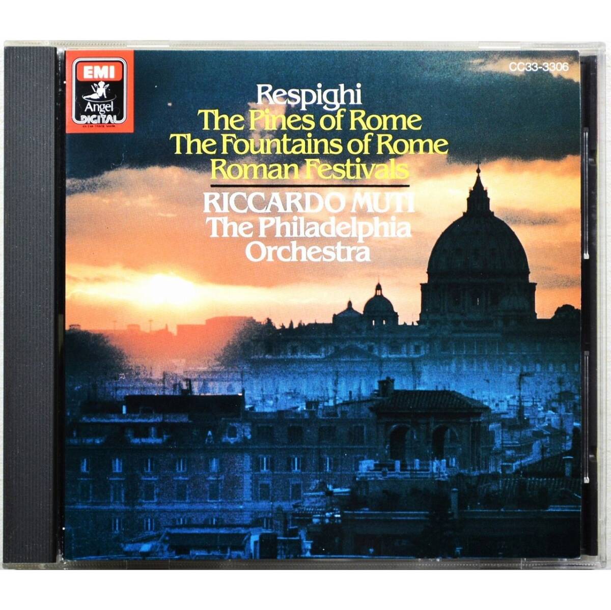 【旧規格盤/CC33-3306】リッカルド・ムーティ / レスピーギ ローマ三部作 ◇ フィラデルフィア管弦楽団 ◇