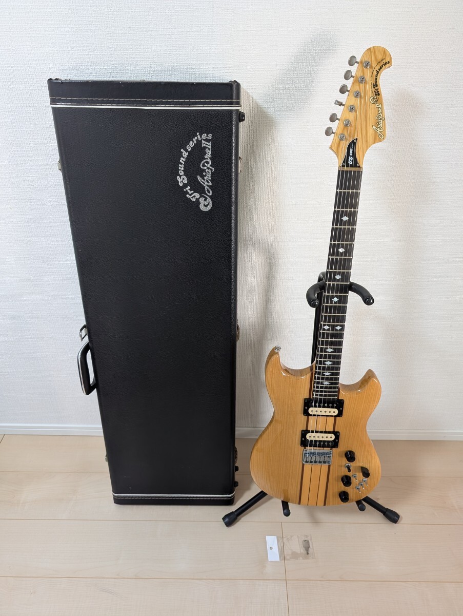 【美品・動作良好】 Aria Pro エレキギター TS-600　ギター 弦楽器 ヴィンテージ 純正ハードケース付
