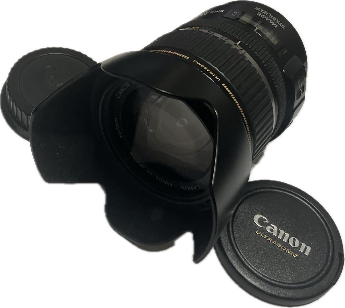 ★フード付 美品★ Canon キャノン EF-S 17-85mm F4-5.6 IS USM# 24110003
