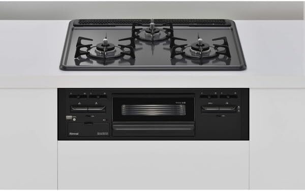 新品☆Rinnai ビルトインガスコンロ(都市ガス用・3口・両側強火タイプ・幅60cm)送料無料59