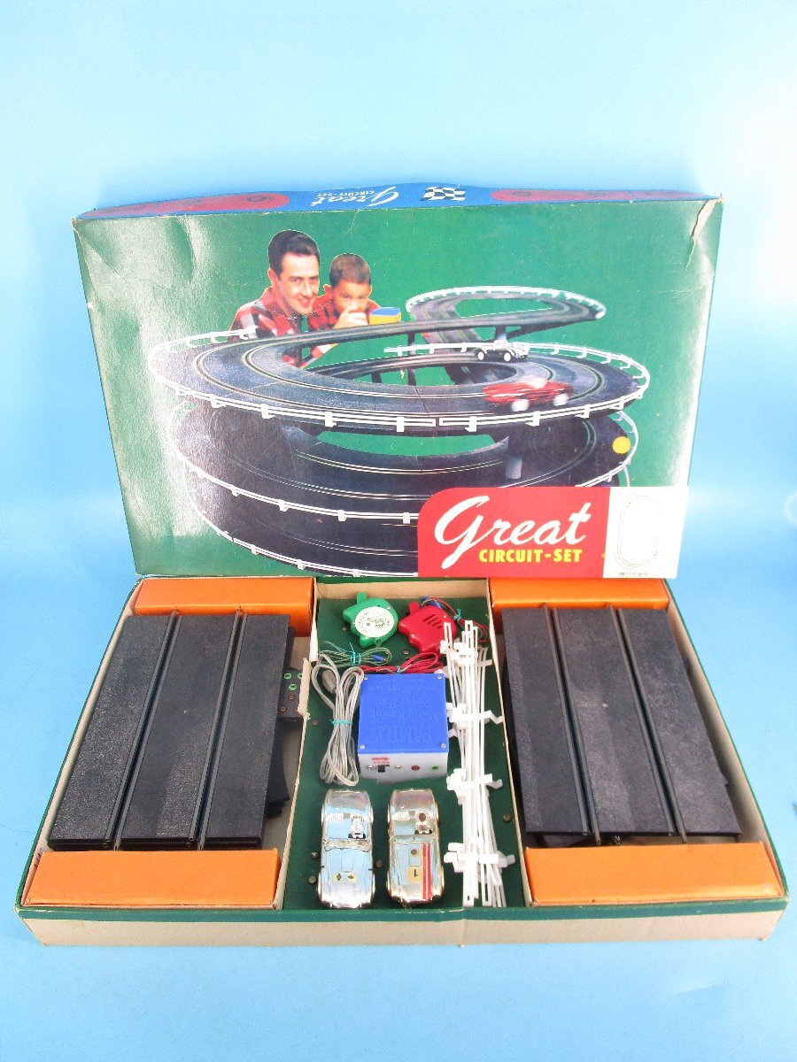 ダイワ トーイ great CIRCUIT-SET ロードレース 1/32 サーキット スロットカー 現状品 梱包A (山MP1