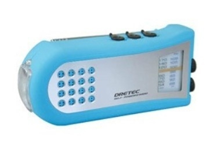 新品★ドリテック AM/FMラジオ付き懐中電灯 ダイナモラジオライト