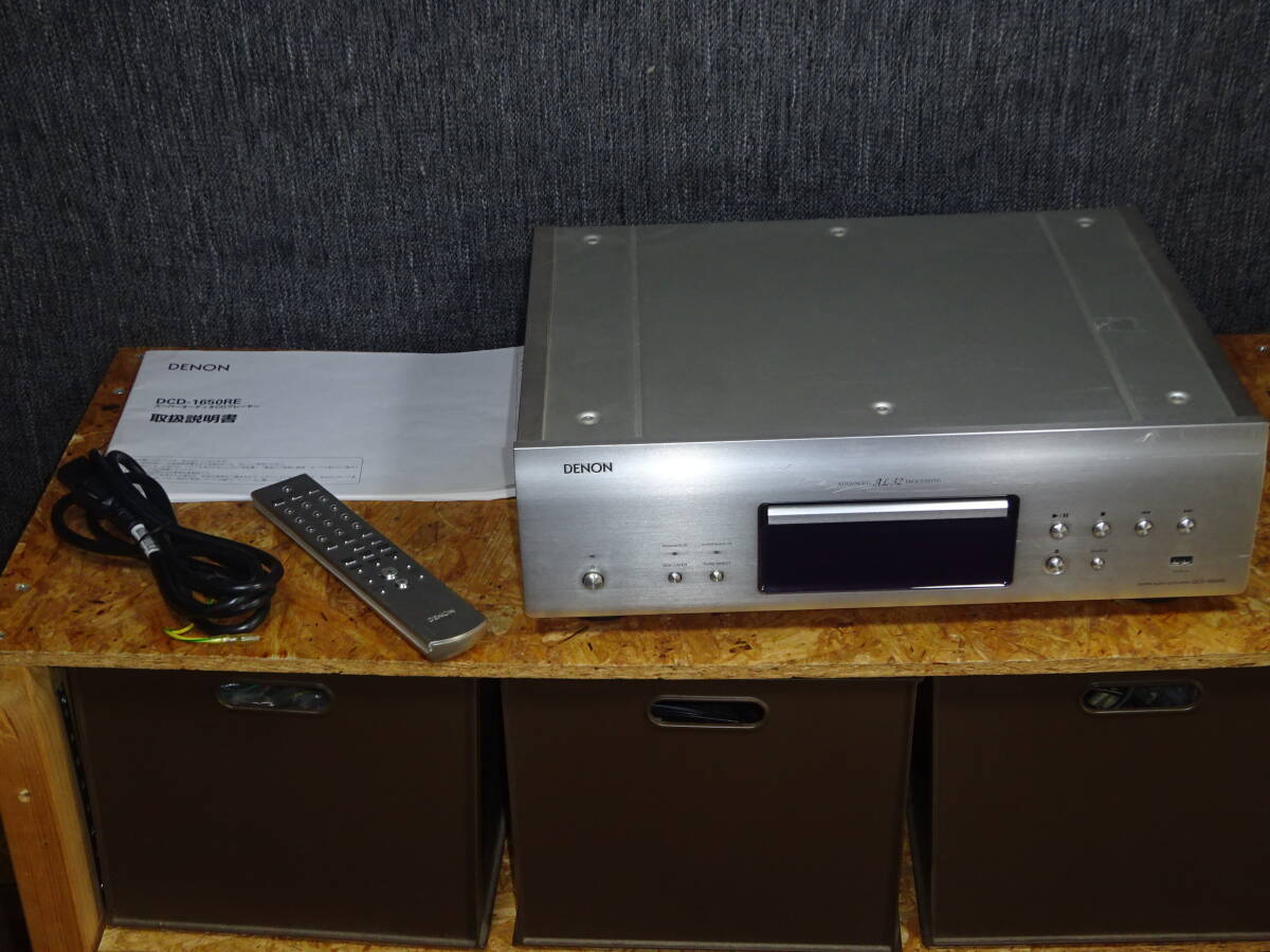 DENON DCD-1650RE SACDデッキ リモコン・取説付き