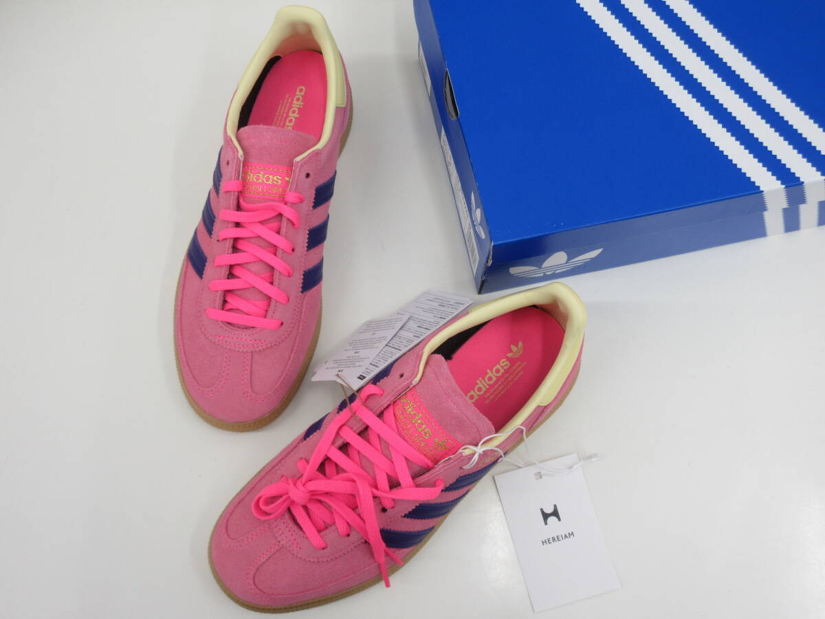 未使用品　adidas　アディダス　HANDBALL SPEZIAL W　ハンドボール スペツィアル　JP8718　24.5cm　ピンク　スニーカー