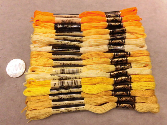 ☆刺繍糸☆刺しゅう糸17NN35S☆ＤＭＣ２５番１７☆１６本