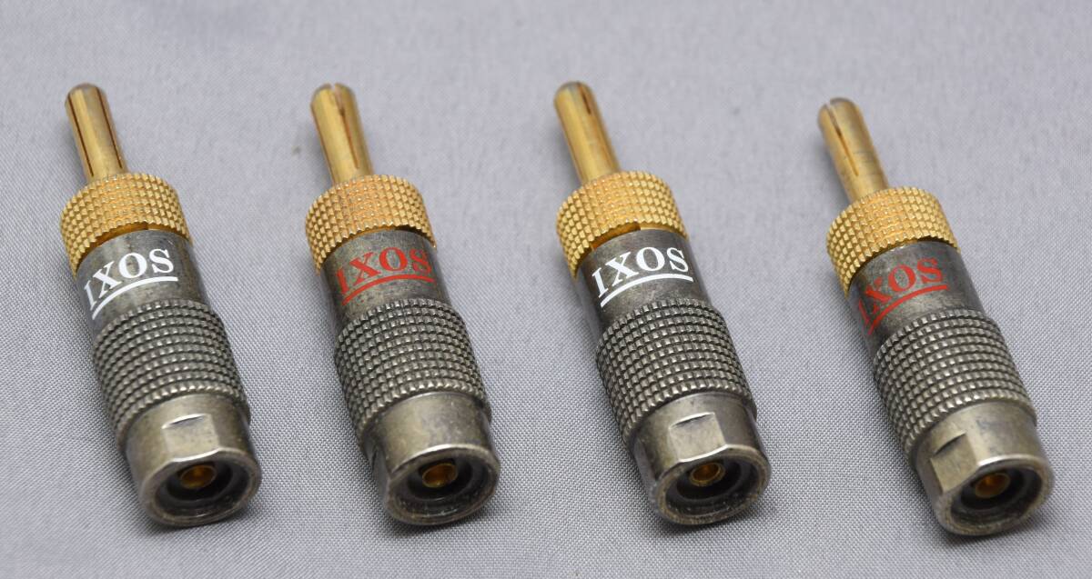 ▲☆【IXOS】イクソス バナナプラグ 4個セット★△