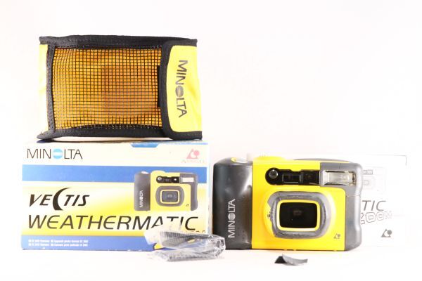 ★新品未使用品★ミノルタ MINOLTA VECTIS WEATHERMATIC ZOOM ウェザーマティック★元箱付 樹脂部劣化★106330