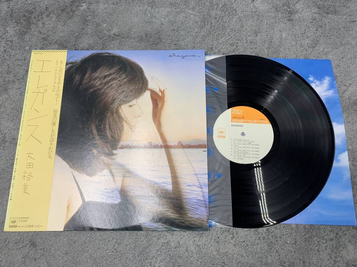 【 LPレコード 太田裕美 / エレガンス 帯付 】邦楽 音楽 2025121606