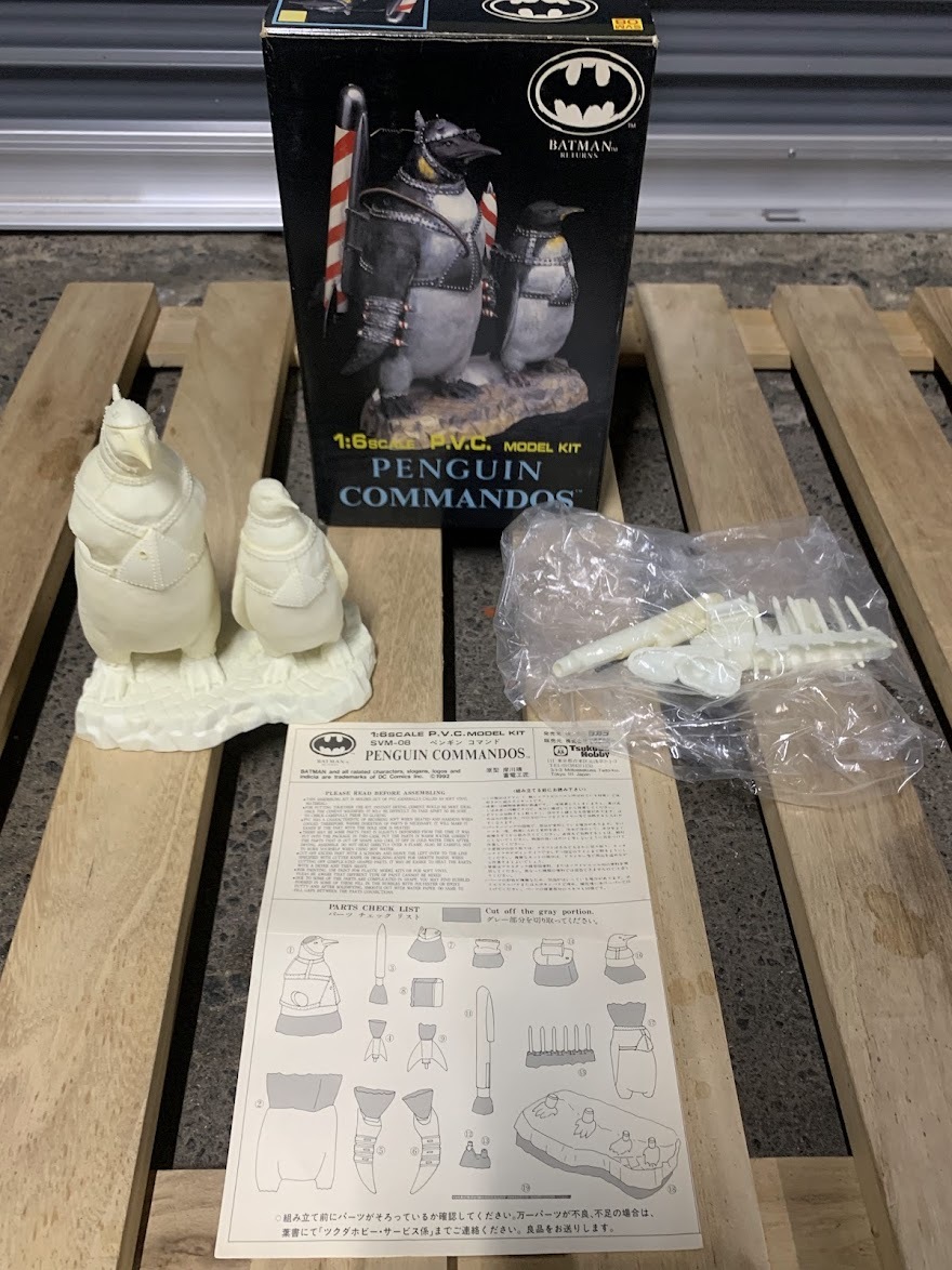 【 バットマン リターンズ 1/6 ペンギンコマンド ソフビキット 一部パーツ欠損 】BATMAN RETURNS 模型 プラモデル