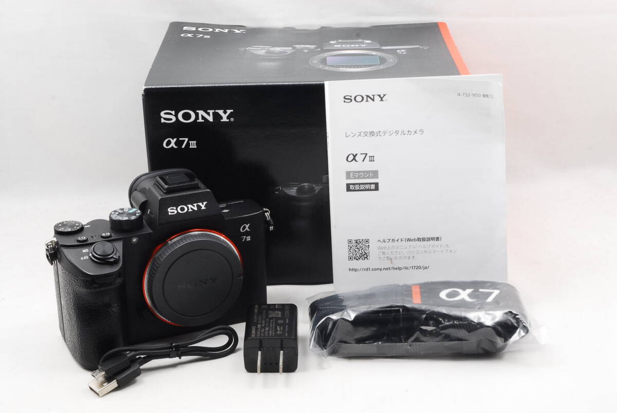 ★良品★ 即決 売切 SONY ソニー α7III ILCE-7M3 ボディ ミラーレス一眼カメラ フルサイズ Eマウント （R7-799）