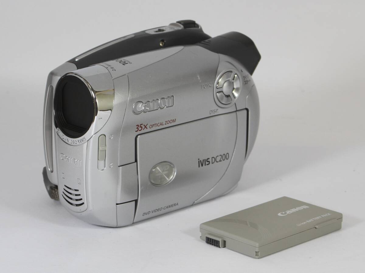 b★キヤノン Canon iVIS DC200 DVD方式 撮影再生OK