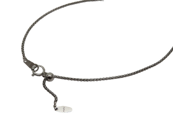 長めの約70㎝！Pt850 プラチナ850 スライドアジャスター付き マルベリーチェーン プラチナチェーン 約70㎝ 約5.2g 新品◎ロングチェーン