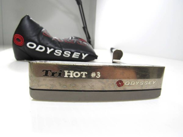 オデッセイ トライホット ODYSSEY triHOT #3 人気 初代 パター ゴルフ 用品 カバー付き 右利き 中古