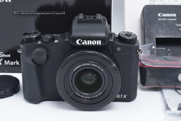 Canon PowerShot G1 X Mark III 24.2MP Compact Digital Camera コンパクトデジタルカメラ /元箱、付属品あり [美品] #196A