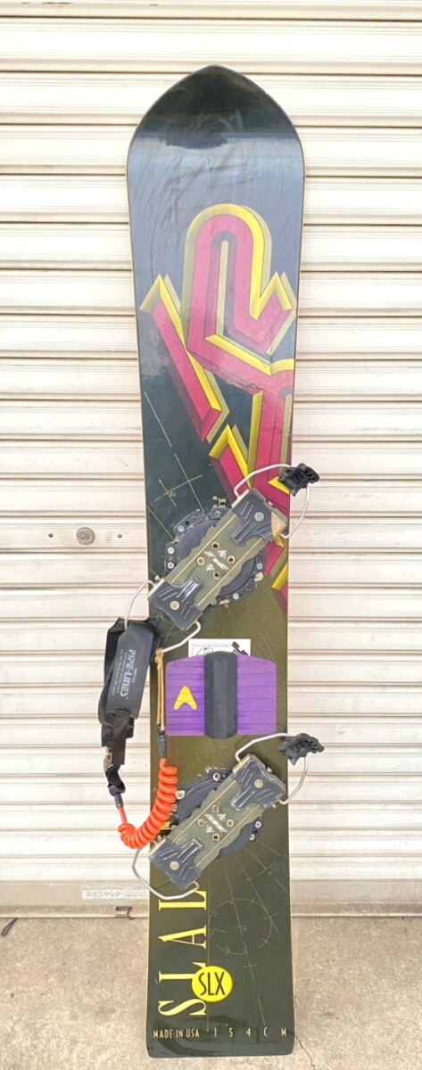 B077 ★K2 SLX MADE IN USA 154cm スノーボード板 中古 現状品