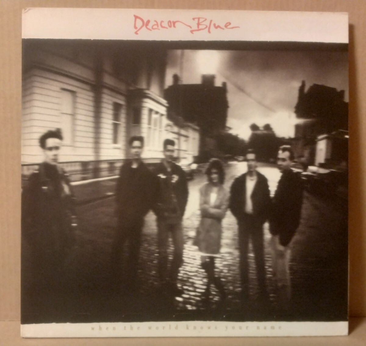 【80s LP】Deacon Blue / When The World Knows Your Name CBS 463321 1 見開きジャケ ディーコン・ブルー ネオアコ ギターポップ