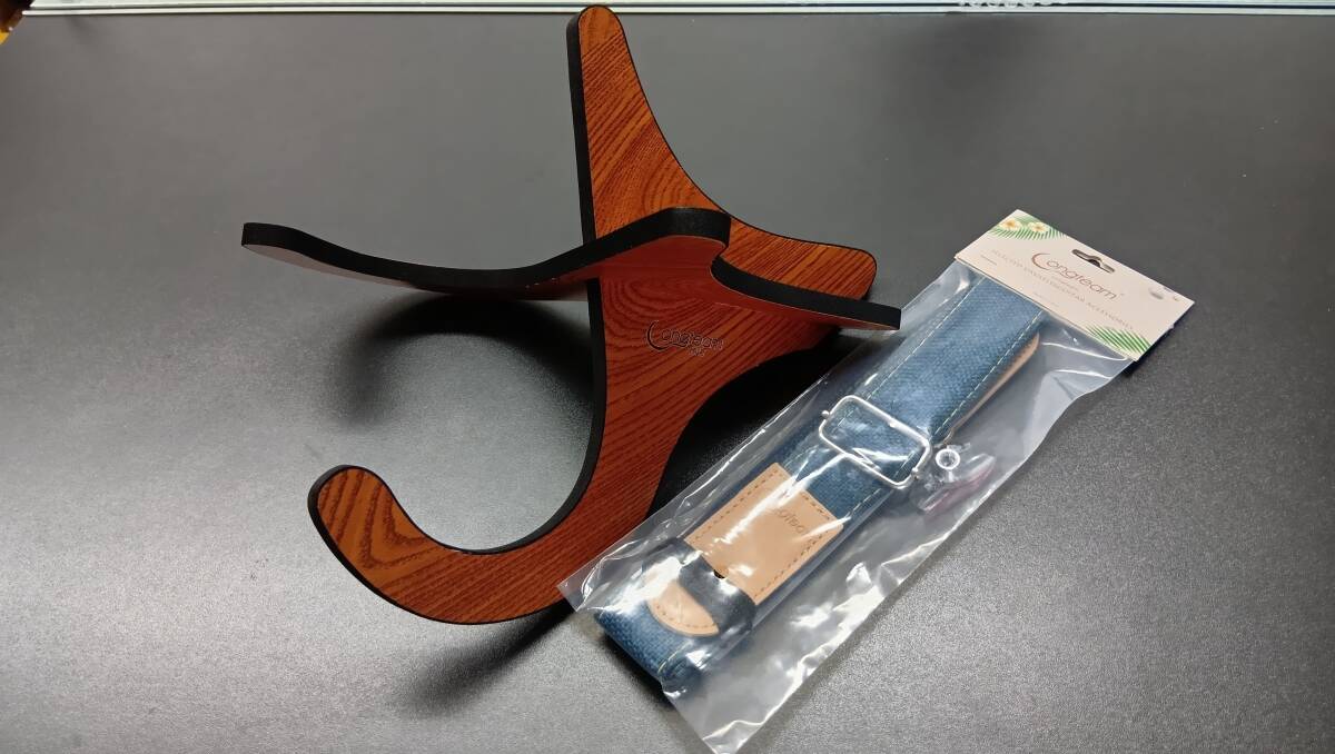 ウクレレ　スタンド　ストラップ　新品　お得セット