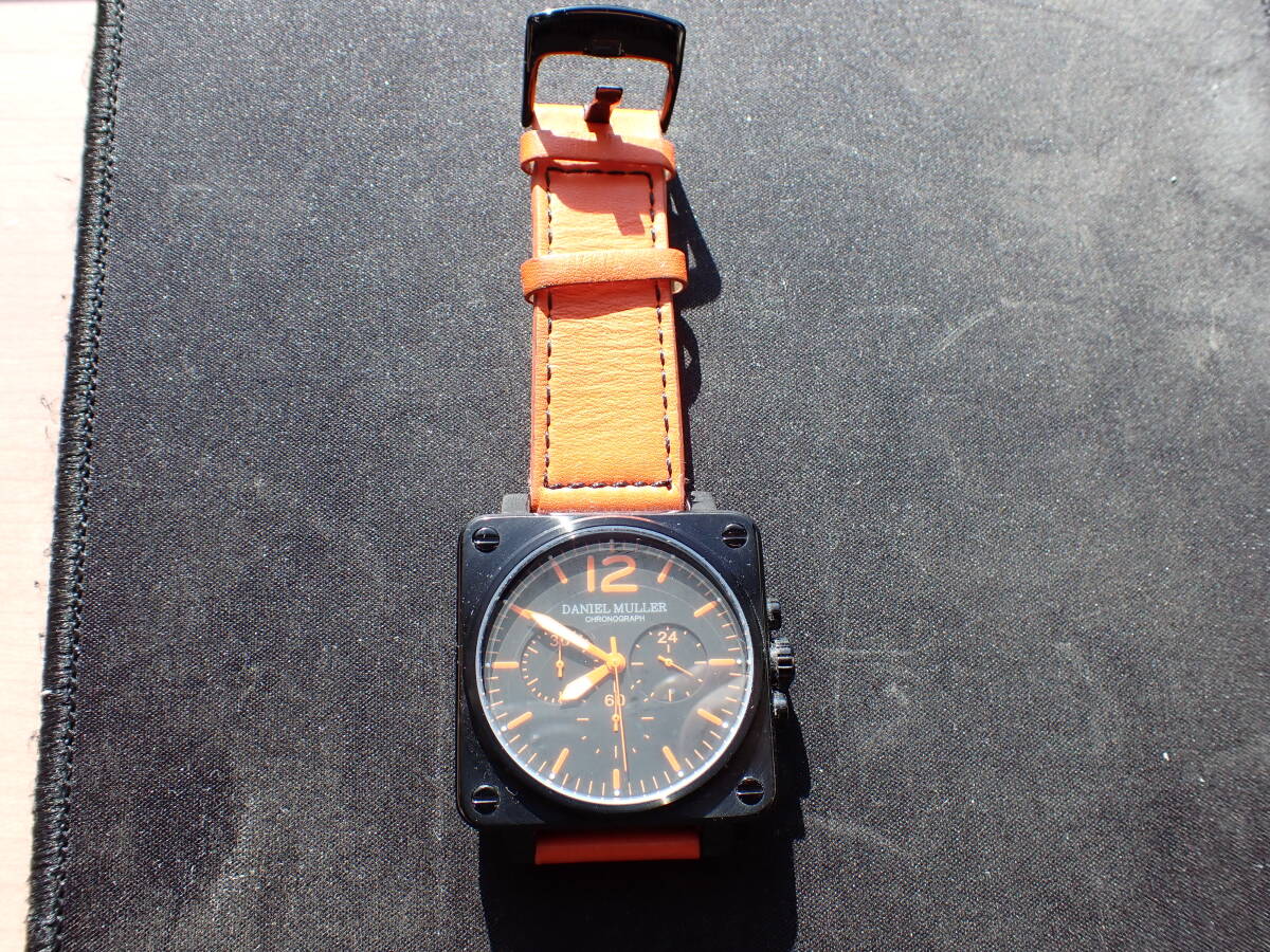 DANIEL MULLER クロノグラフ クォーツ 腕時計 メンズ Limited DM-2055
