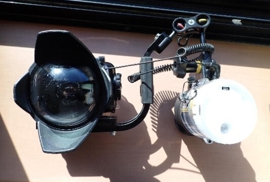 水中カメラセット TG YS-D1 ダイビング ストロボ ワイドレンズ