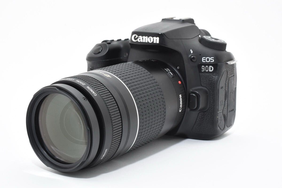 デジタル一眼レフカメラ Canon EOS 90D望遠レンズセット/EF 75-300mm 1:4-5.6 III 