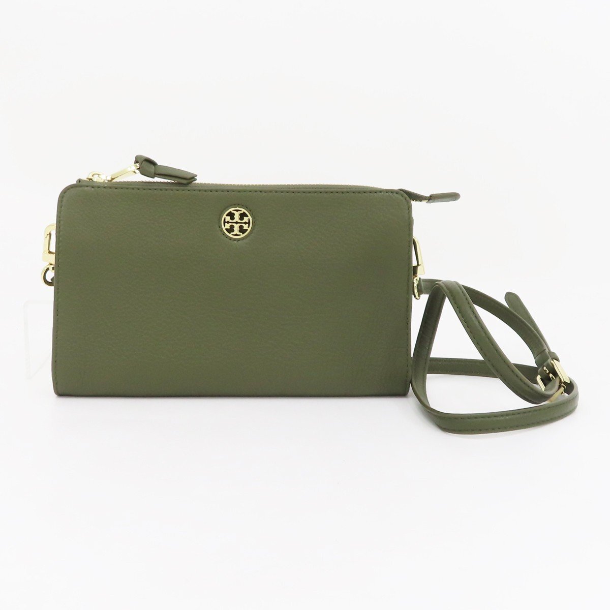 ◇【TORY BURCH トリーバーチ】ショルダーバッグ カーキ