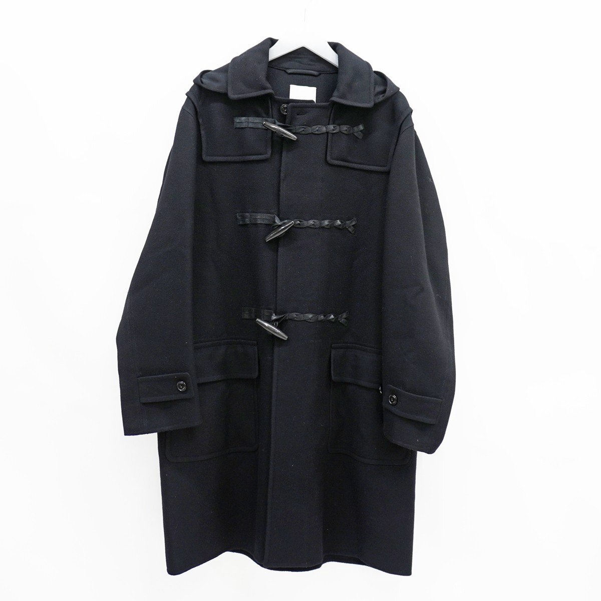 ◇新品同様【ESTNATION エストネーション】ダッフルコート ブラック XL