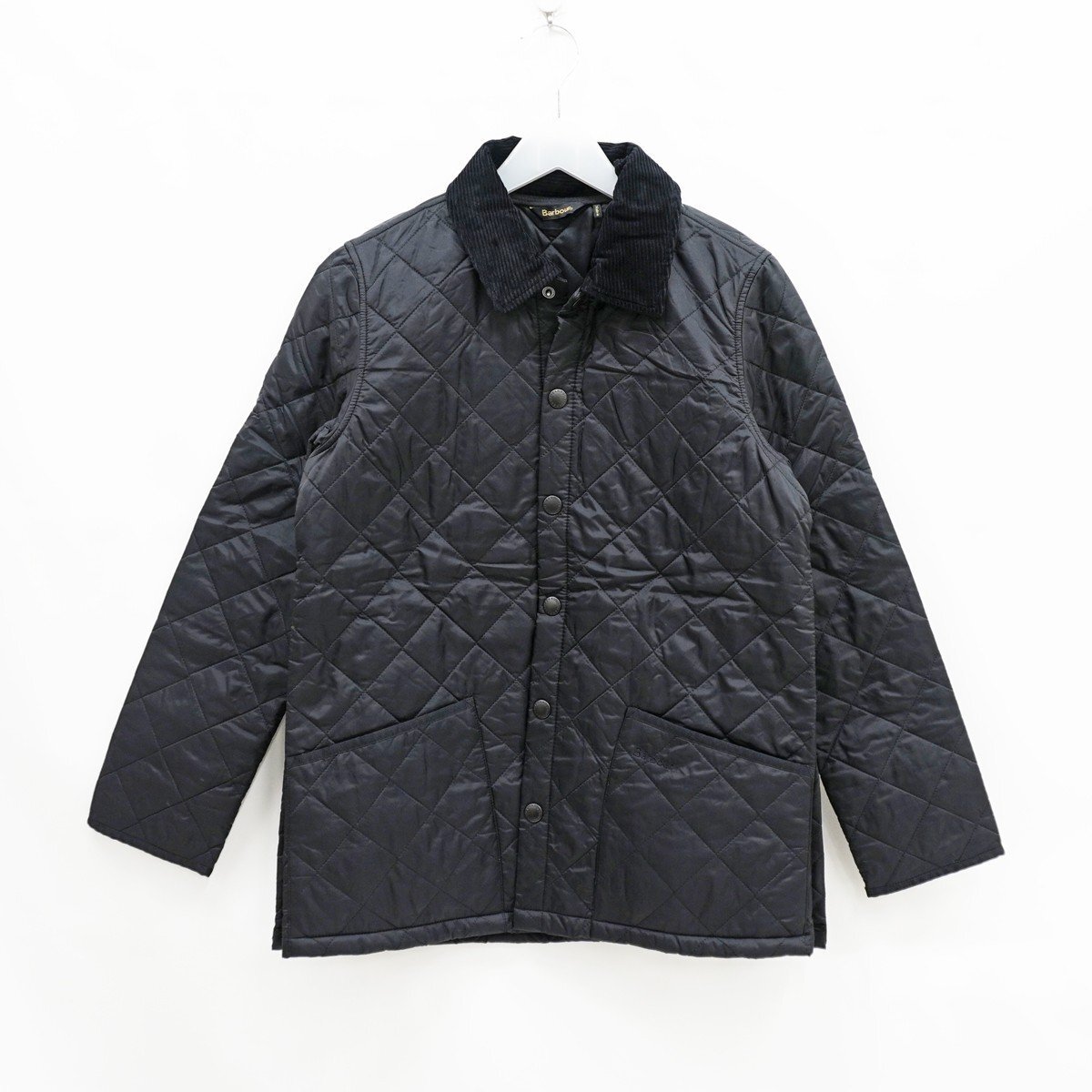 ◇美品【Barbour バブアー】リッズデール キルト ジャケット MQU1348 ブラック S