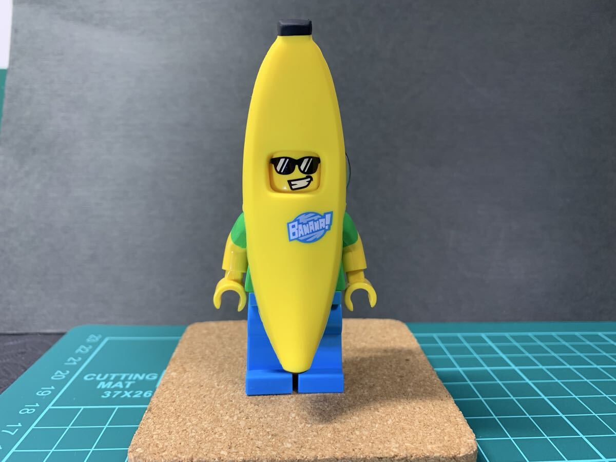 【バナナ男】 LED ライト キーホルダー レゴ LEGO ミニフィグ フィギュア