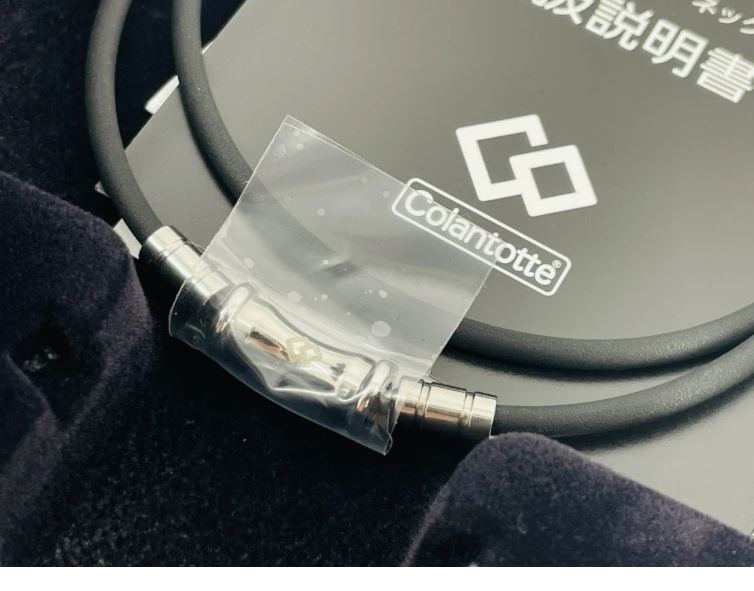 ■【新品未使用】コラントッテ TAO ネックレス スリム RAFFI mini Colantotte L（47cm）ブラック シルバー磁気 TAO ラフィ K54135