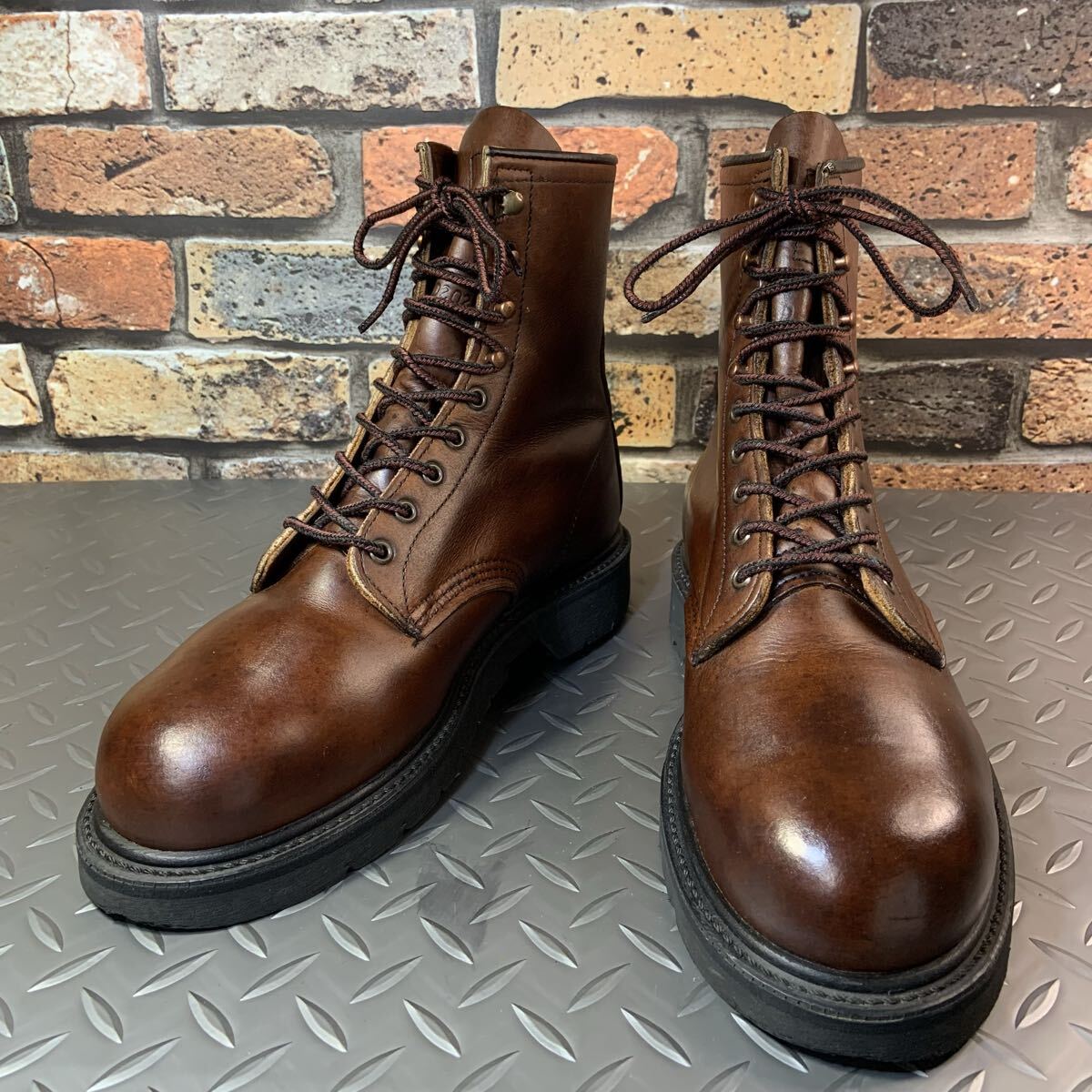 ☆REDWING 　2420 　PT91　日本未発売モデル　VINTAGE　ラウンドトゥワークブーツ　1996年製　US7D　JP25㎝　　アメリカ製　(25L1-2420)