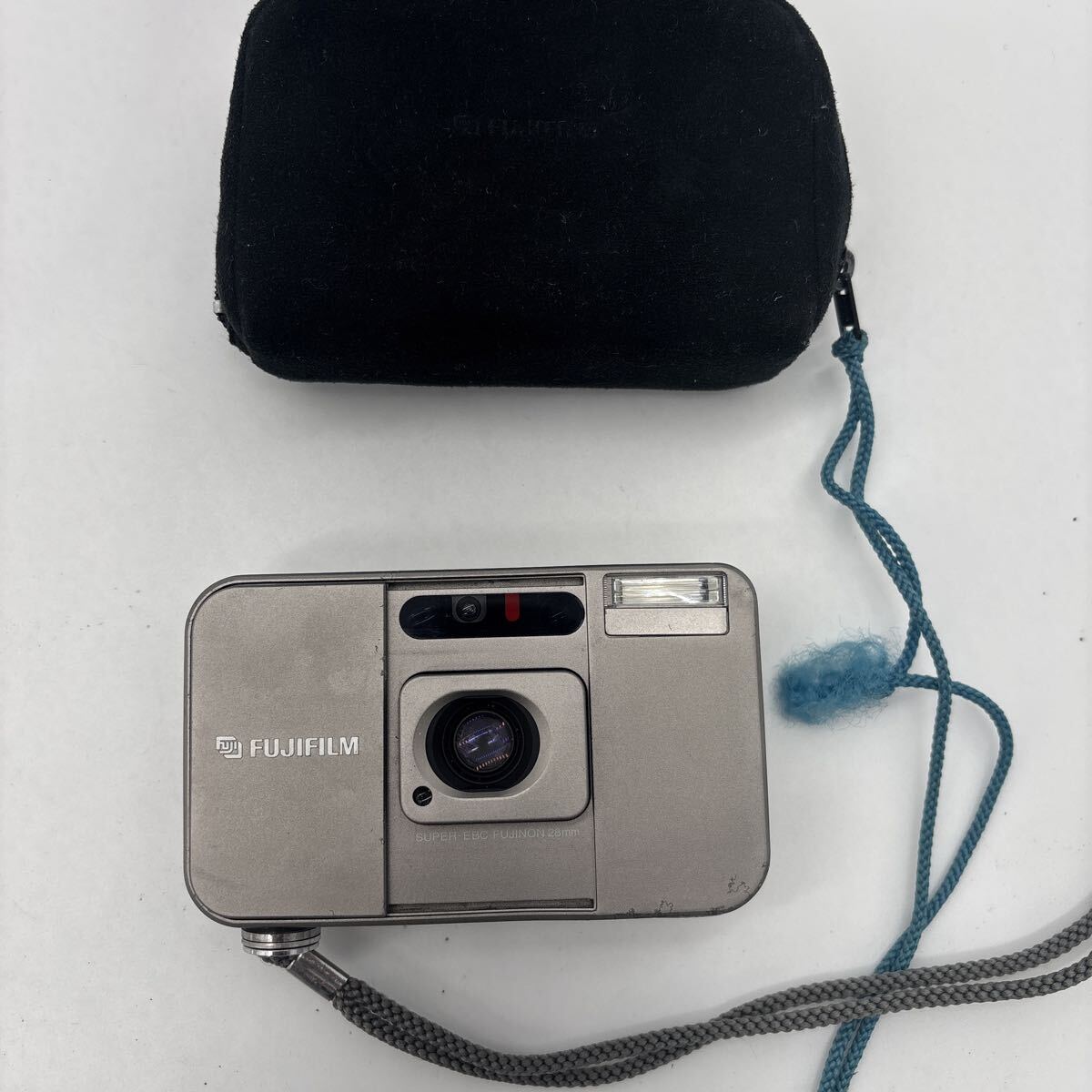 FUJIFILM カメラ Cardia mini TIARA ティアラ コンパクトフィルムカメラ　シルバー　通電確認済