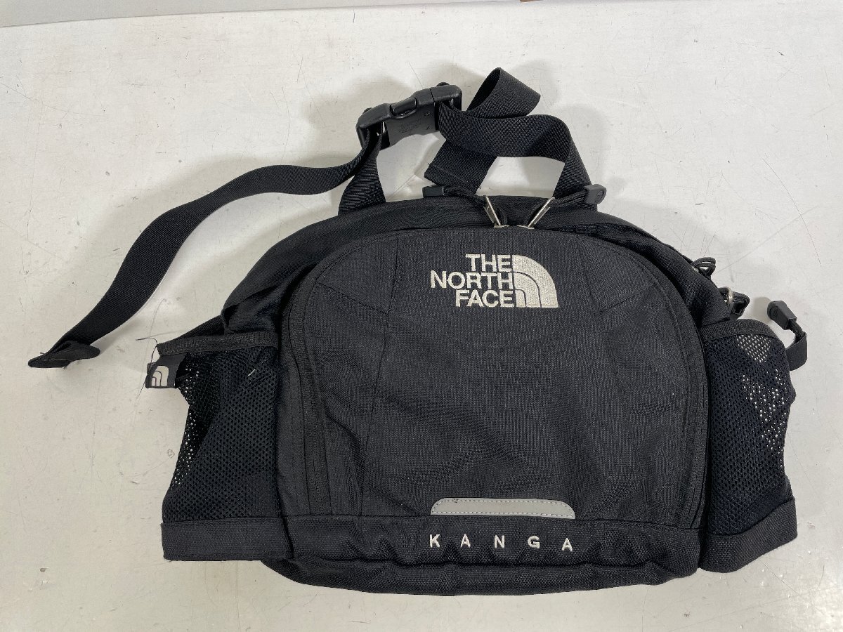 THE NORTH FACE ザ・ノースフェイス KANGA ウエストバッグ ボディバッグ ブラック 旧ロゴ メンズ バッグ ジャンク
