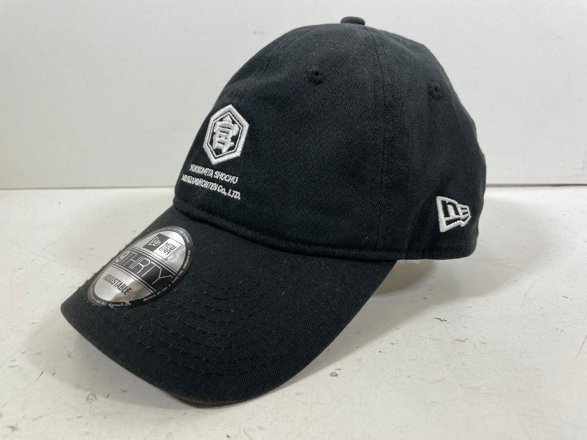☆ NEW ERA × キンミヤ焼酎 9THIRTY ナインサーティー ミニロゴ ブラックキャップ サイズ F キャップ キンミヤロゴ ユーズド